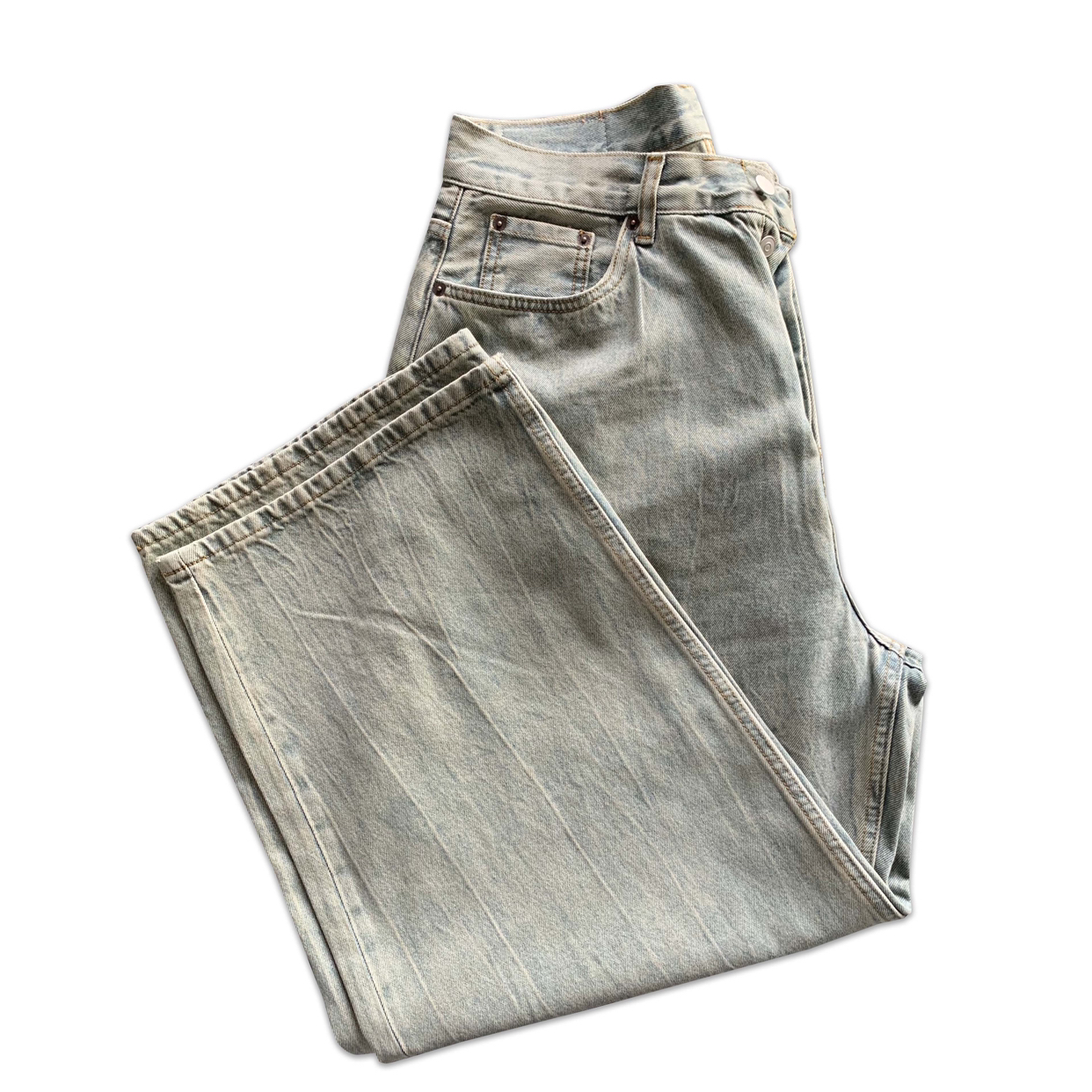 Acne Studios Blue Super Baggy-Fit Jeans - 2023M - photo 2