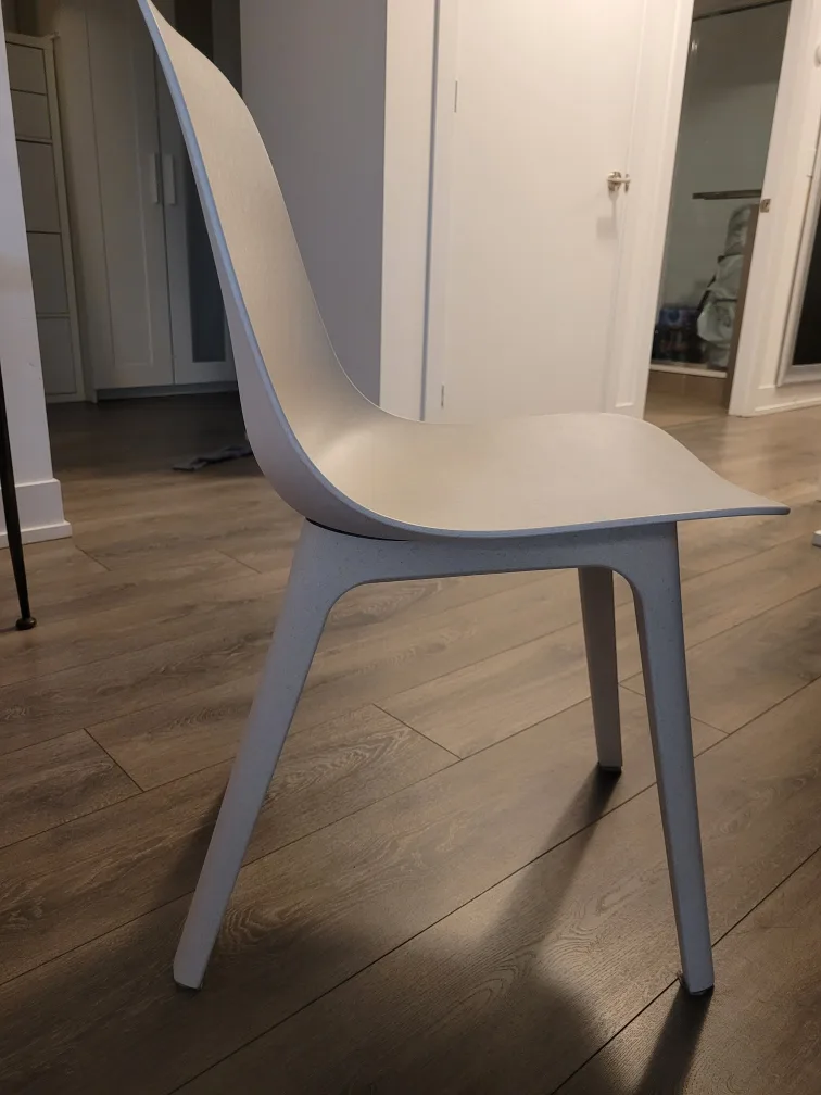 Off-white Plastic Dining Chair image indicator(4)