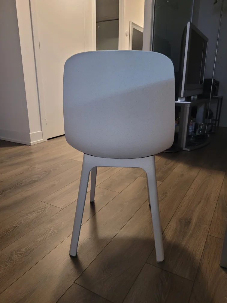 Off-white Plastic Dining Chair image indicator(5)