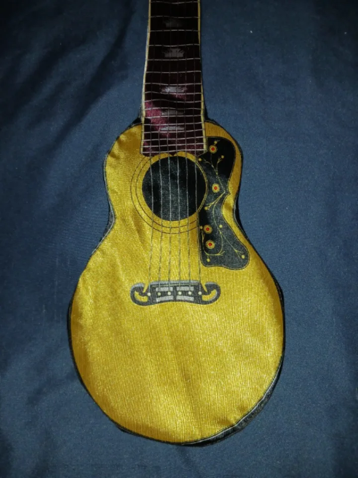 👉👔🎸🎶 fun classy Gibson Guitar Silk Designer Tie image indicator(3)