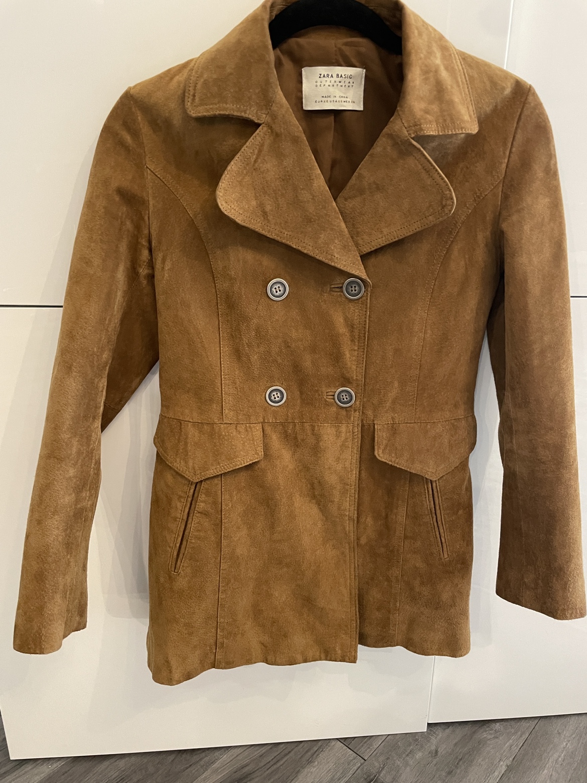 Zara Basic Brown Suede Jacket - photo 2