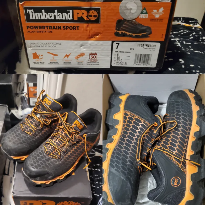 Work shoes/boots x3 Mens 7/7.5 image indicator(3)