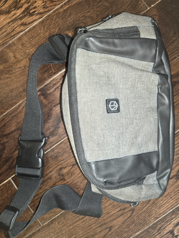 Grey and Black Waist Bag - photo 2