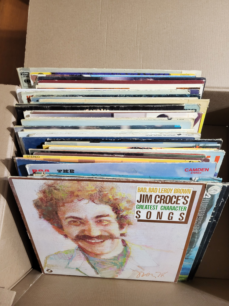 Large Collection of Vinyl Records