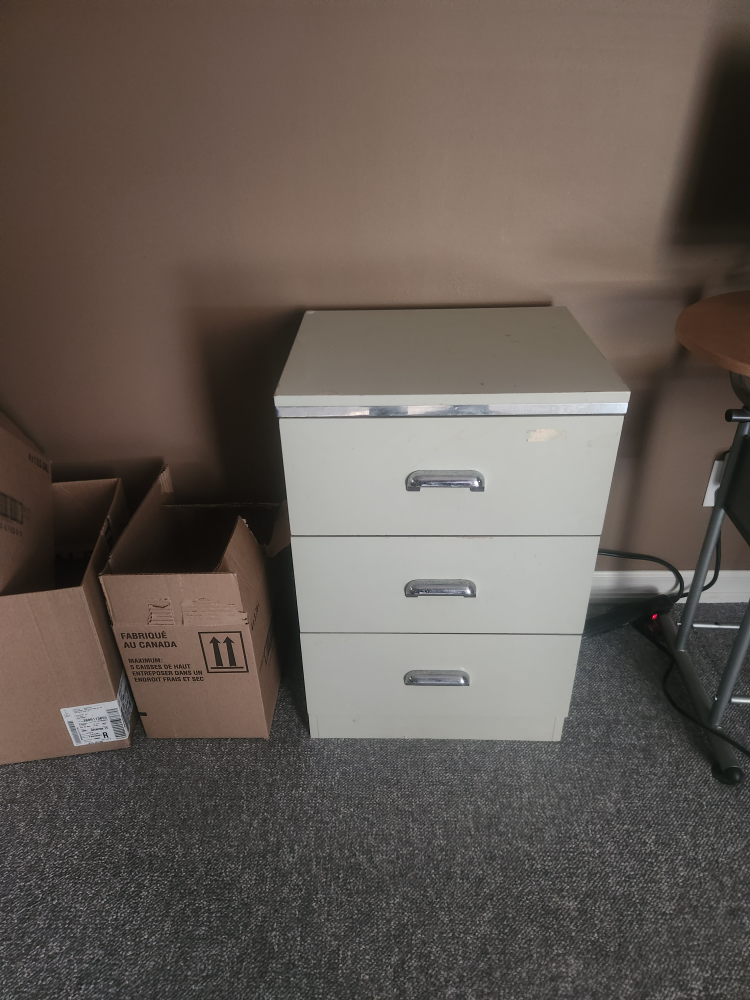 Three-Drawer Filing Cabinet