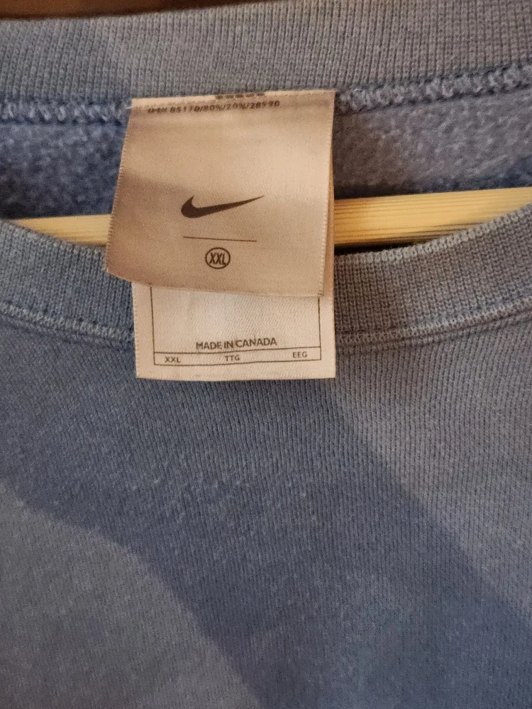Vintage Nike Mini Swoosh Crewneck Faded Blue image indicator(3)