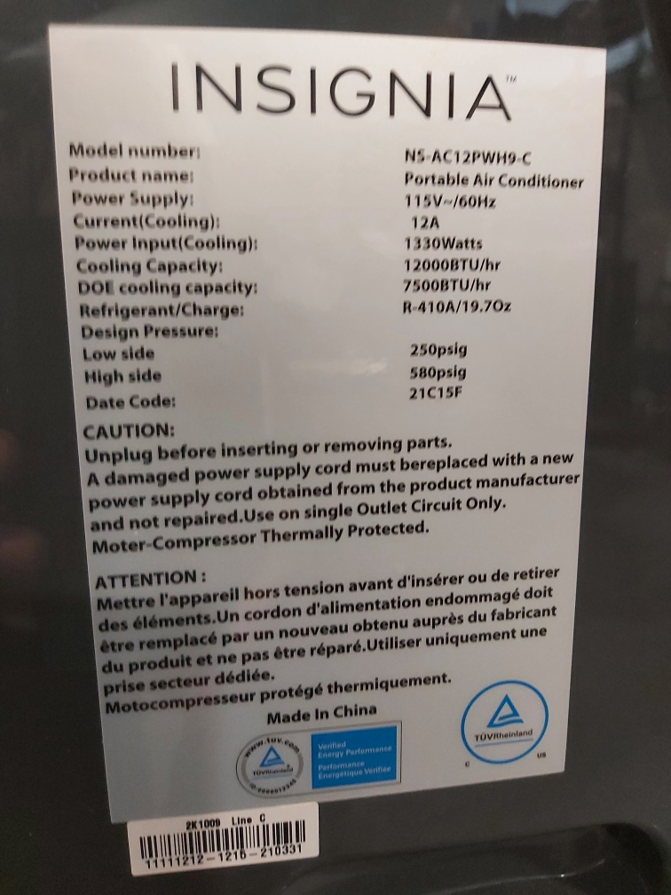 Portable Air Conditioner 12000 BTU - photo 4
