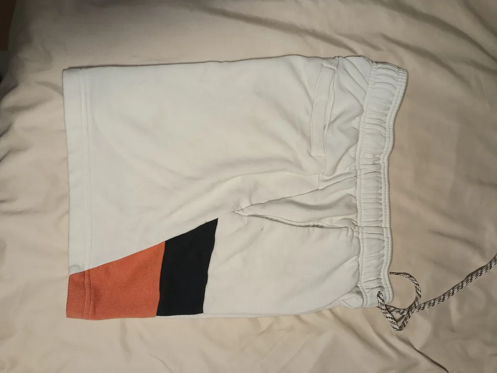 Adidas Off-White Colourblock Shorts image indicator(3)