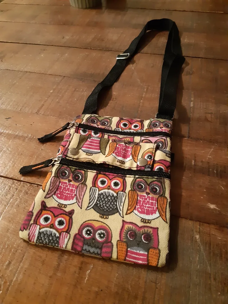 Owl Print crossbody / shoulder bag image indicator(6)