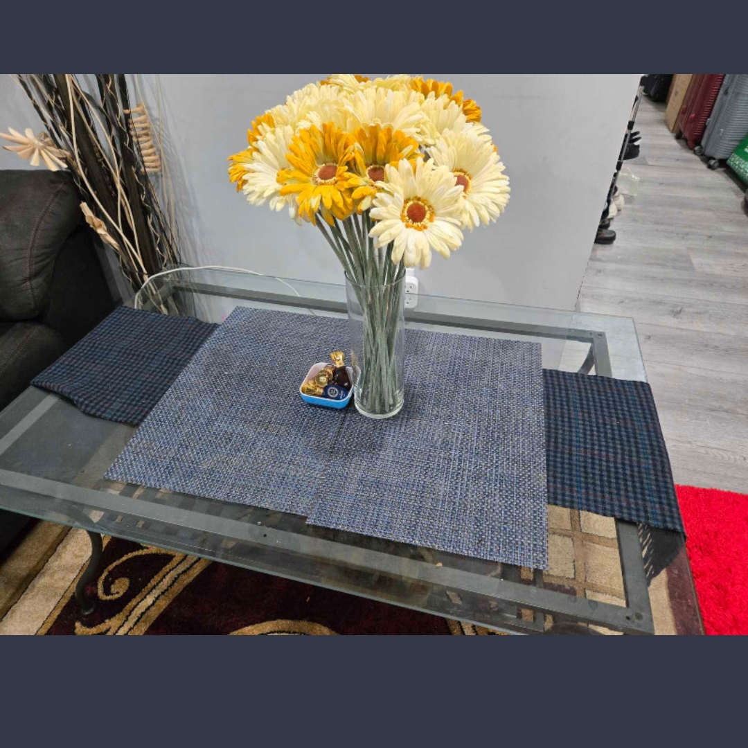 IKEA Glass Top Coffee Table