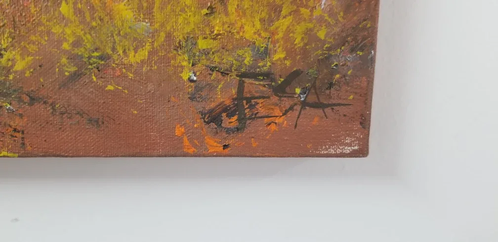 Original Autumn Landscape Painting on Canvas image indicator(2)