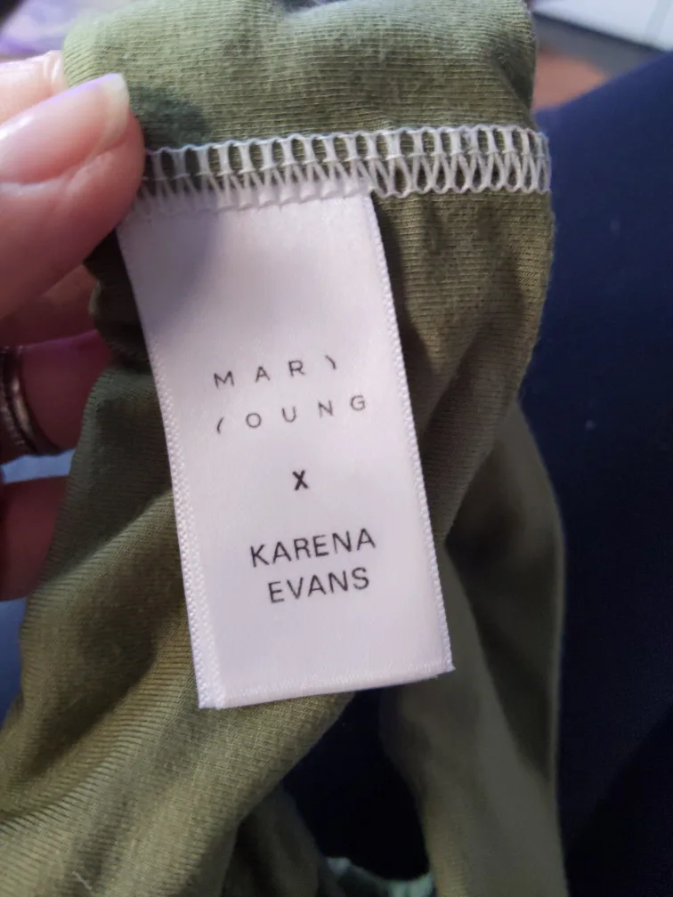 Mary Young x Karena Evans Bamboo Sports Bra/Bamboo workout top image indicator(2)