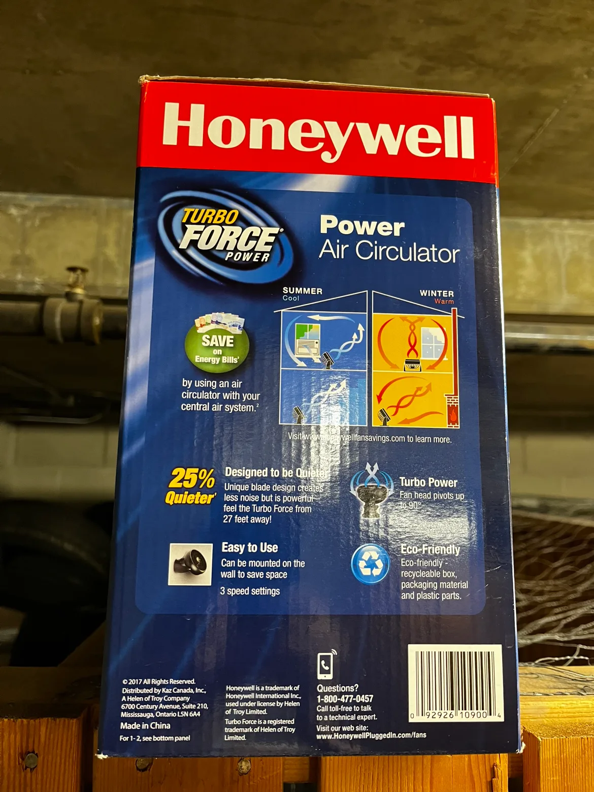 Honeywell Turbo Force Power Air Circulator Fan image indicator(2)