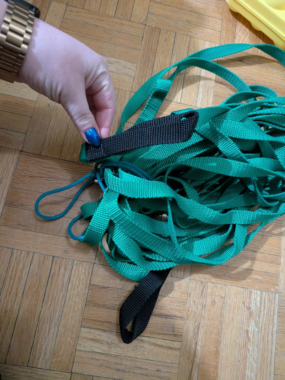 Green 50ft /15m long line / dog leash w custom tie offs image indicator(3)