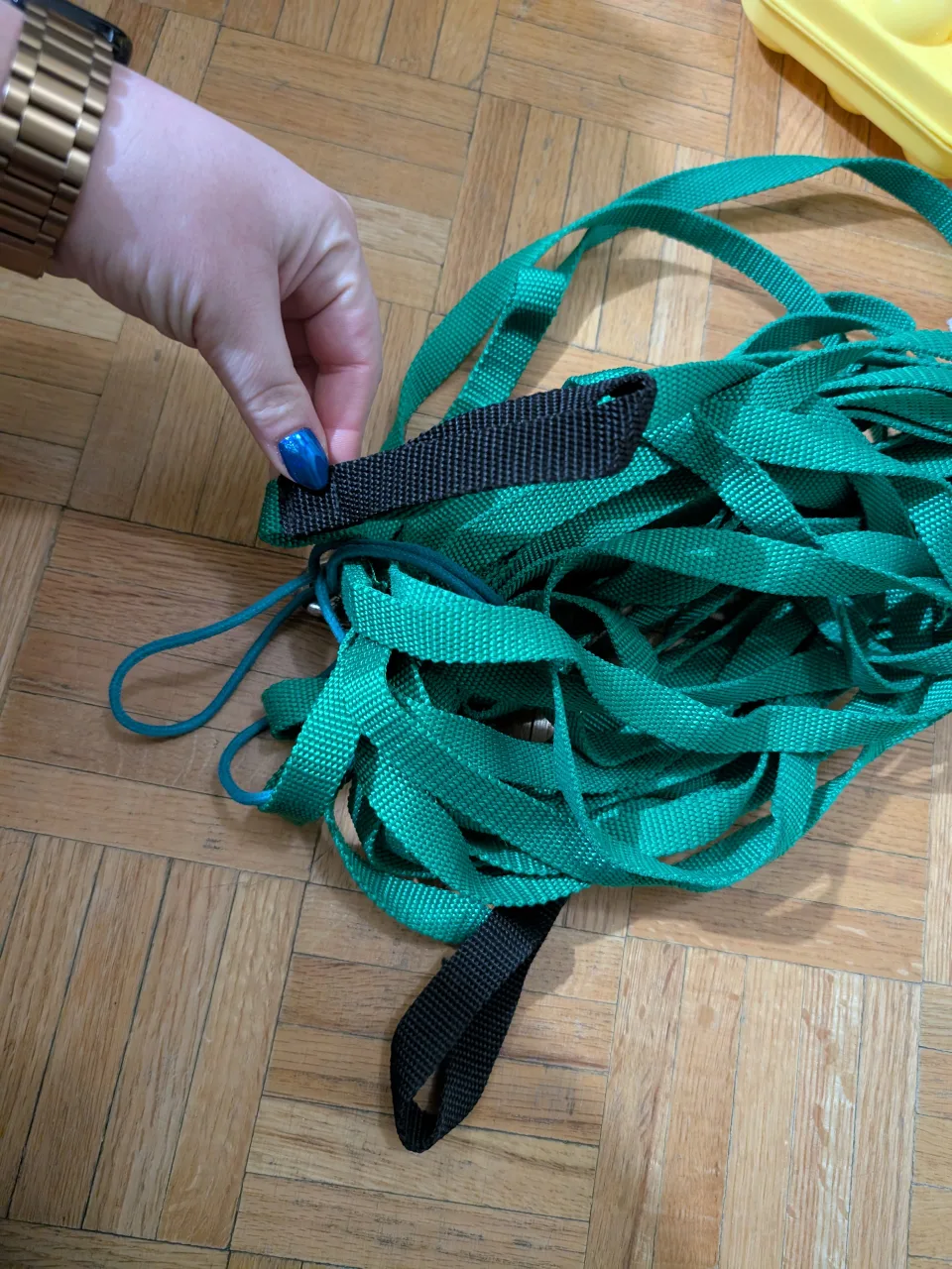 Green 50ft /15m long line / dog leash w custom tie offs image indicator(4)