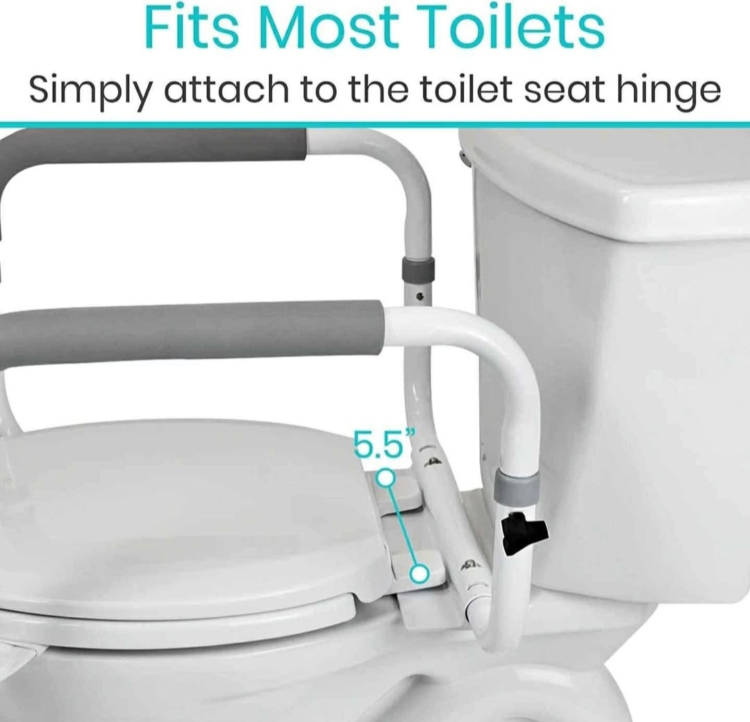 Brand New Vive Toilet Safety Rail - Adjustable