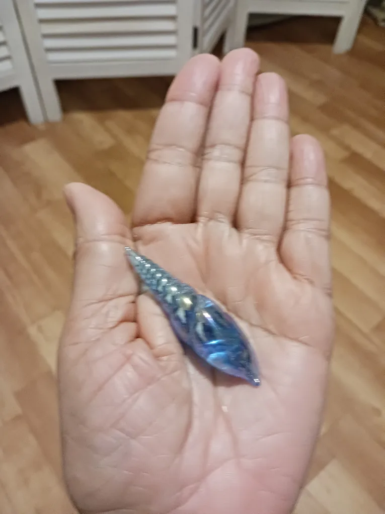 Blue Glass Sea Life Ornament Set image indicator(5)