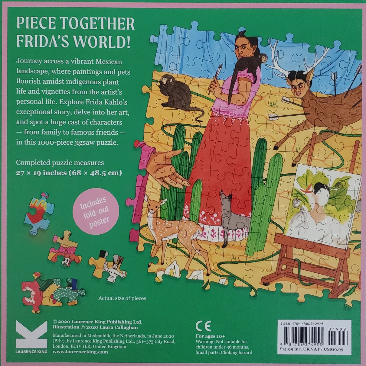 Frida Kahlo 1000 Piece Jigsaw Puzzle(Still assembled) image indicator(4)
