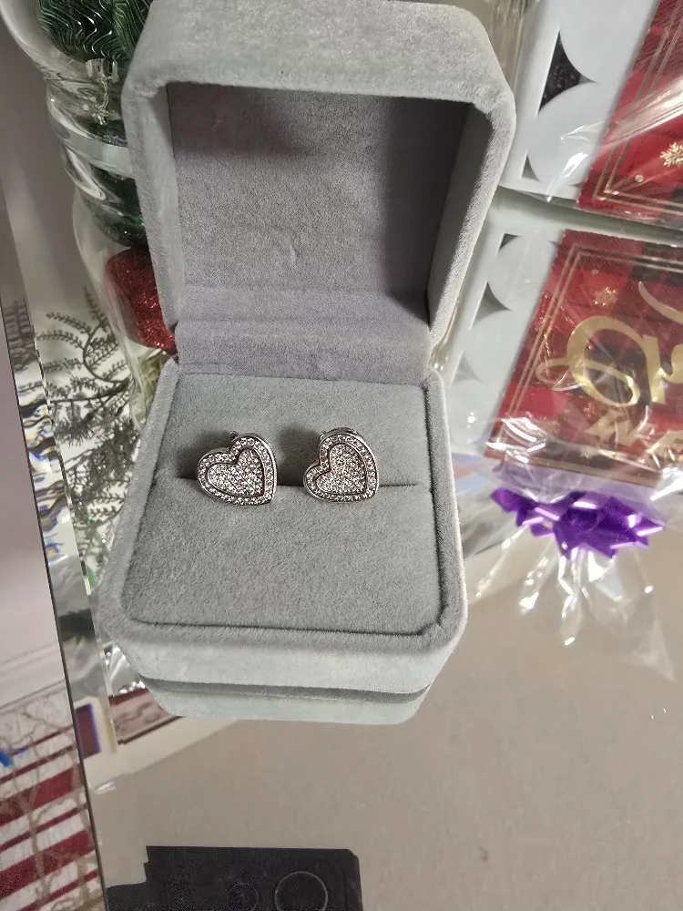 925 silver earrings with diamond for sale $129 image indicator(4)