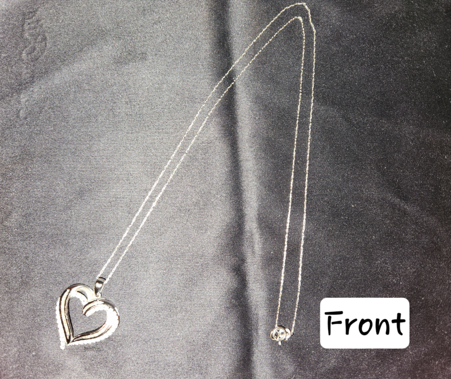 Macy's Diamond Heart Pendant Necklace