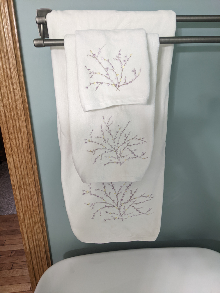 Decorative Embroidered Bath Towel Set - photo 4