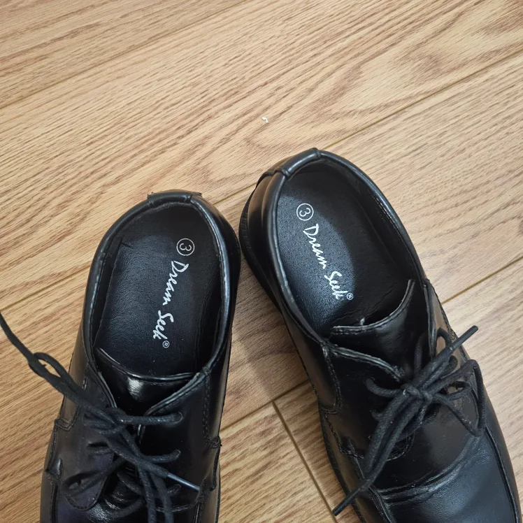 Boys' Black Dress Shoes - Size 3 image indicator(4)