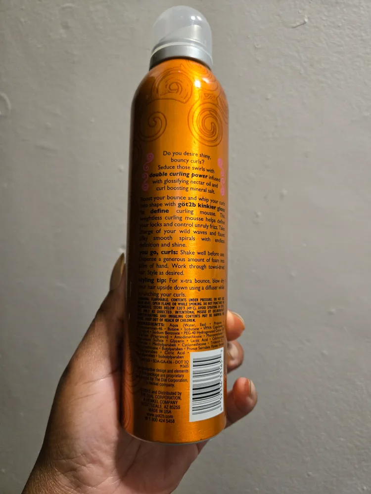 Got2b Kinkier Curling Mousse✨️💃🏾👩‍🦱 image indicator(4)