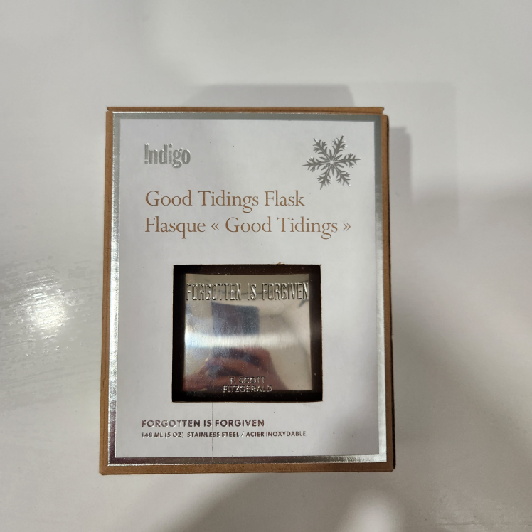 Forgotten is Forgiven Good Tidings Flask