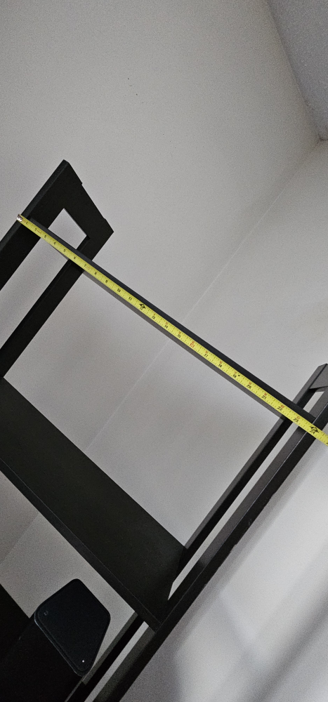 Black 5-Shelf Bookcase - photo 4