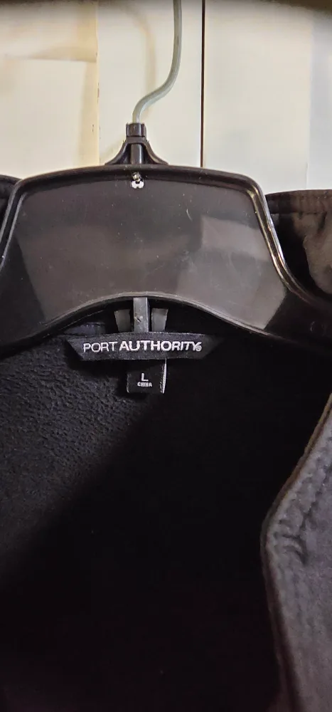 Men's Size Large Black Port Authority Soft Shell Jacket image indicator(2)