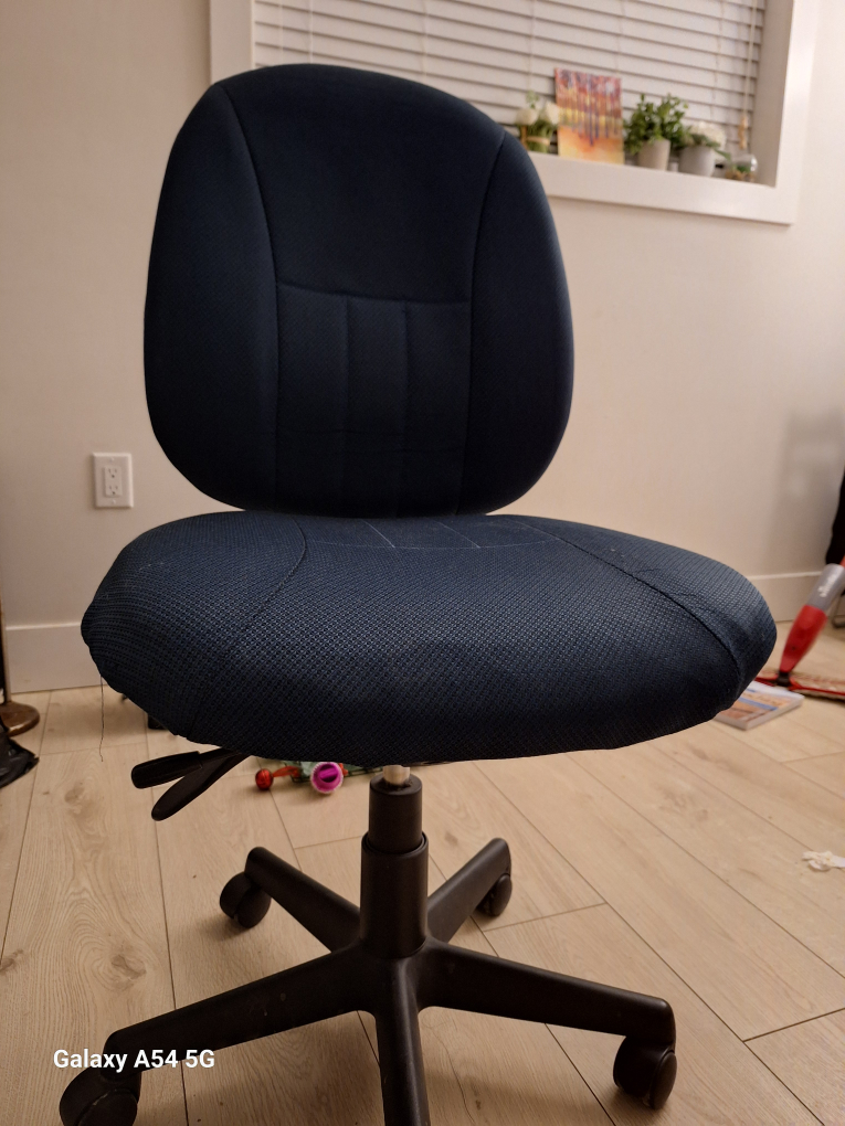 Dark Blue Office Chair - photo 2
