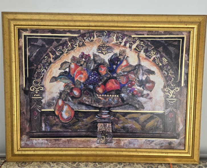 Framed Fruit Paint