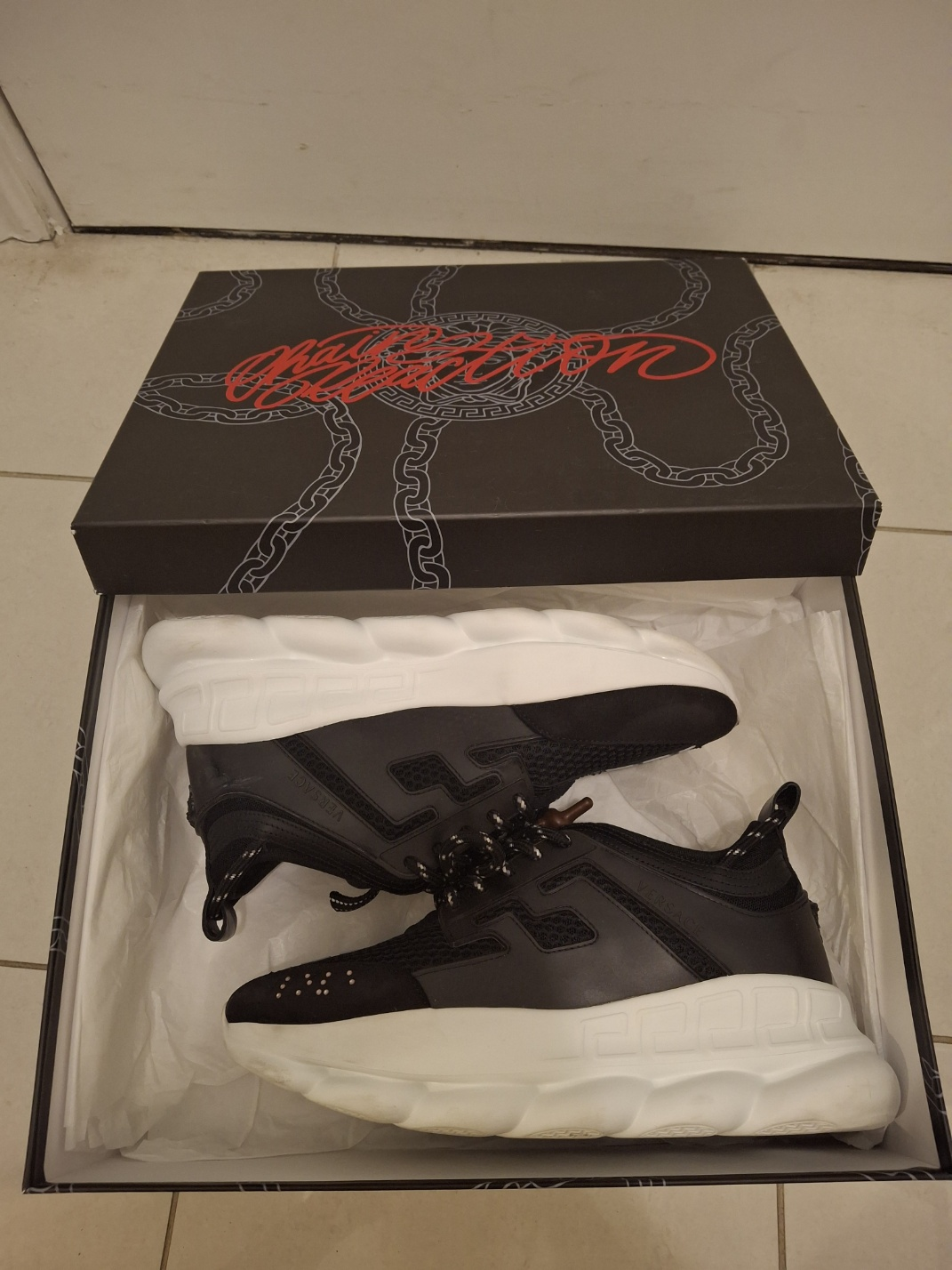 Versace Chain Reaction Sneakers