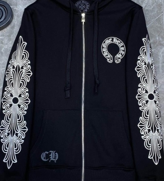 BNWT Chromehearts Zipup hoodie