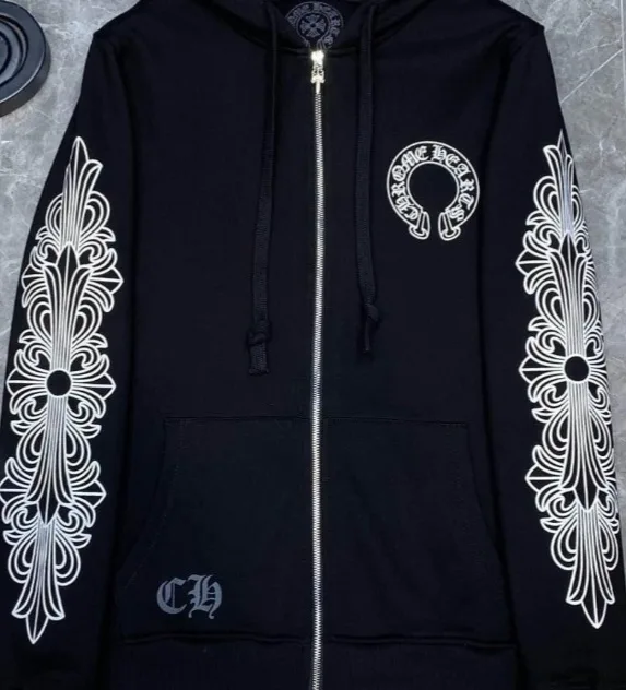 BNWT Chromehearts Zipup hoodie thumbnail