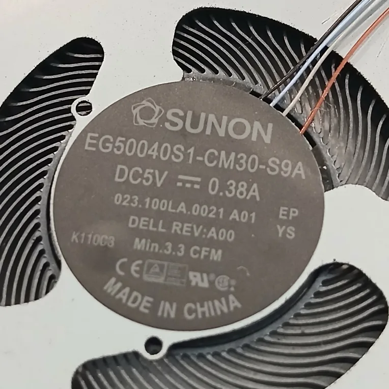 Dell Laptop Cooling Fan - SUNON EG50040S1-CM30-S9A image indicator(2)