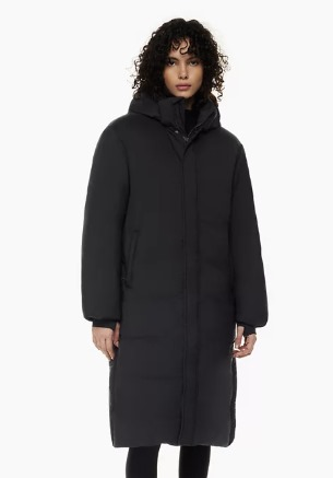 Aritzia Super One-Puff Long Jacket, Black XS
