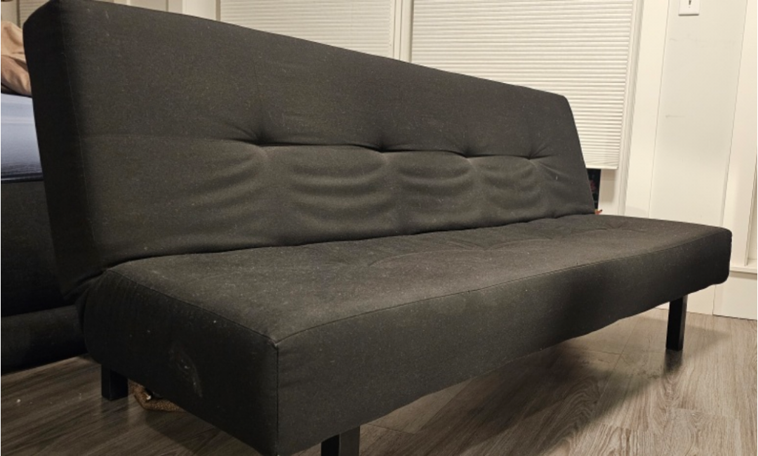 Black futon couch/ bed