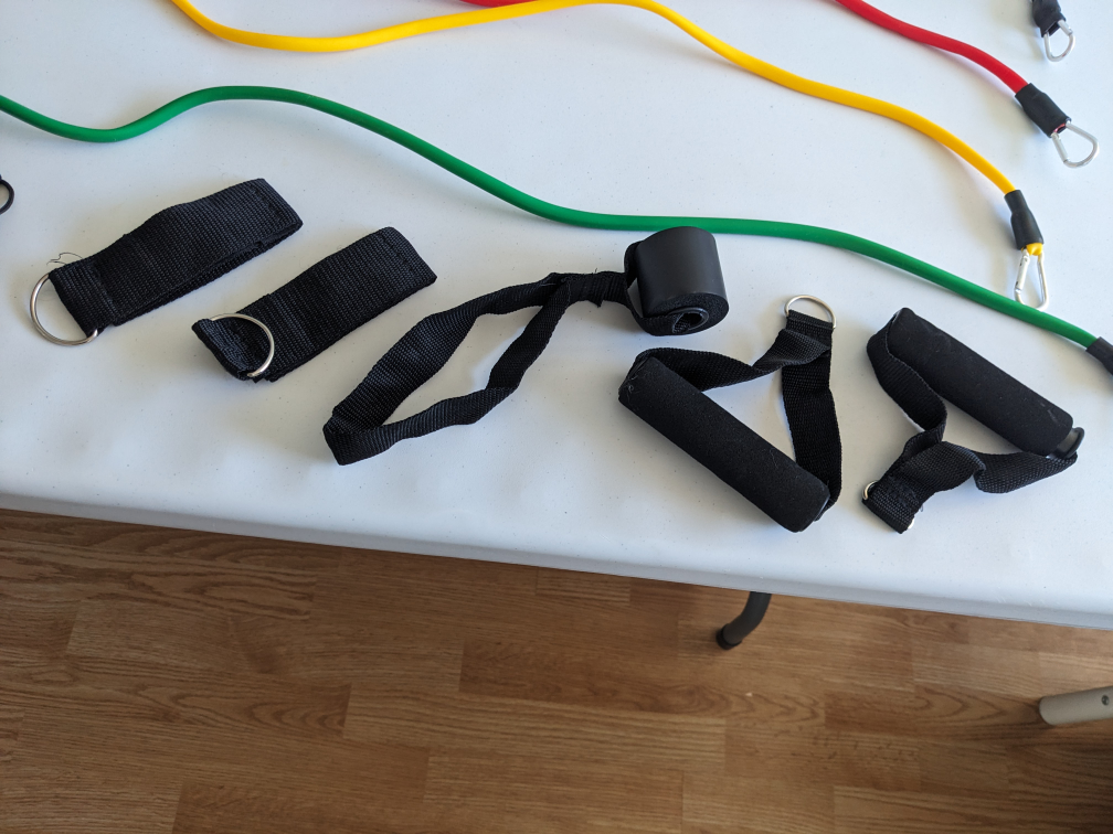 Resistance Band Set with Handles and Carrying Case - photo 2
