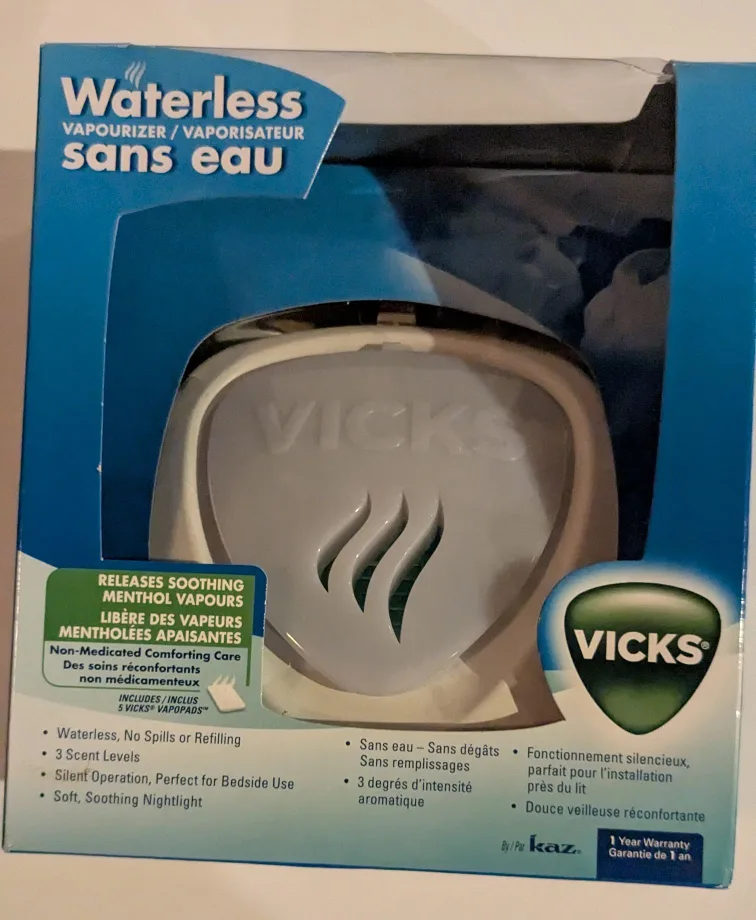 Vicks Waterless Vaporizer with Life Brand Refill Pads image indicator(3)