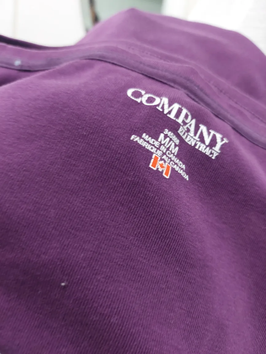 Ellen Tracy Long Sleeve T-Shirt - Purple, Size M image indicator(4)