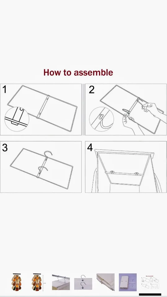 Hanging Closet Organiser for Handbags image indicator(6)