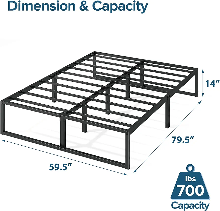 Zinus Queen Metal Platform Bed Frame