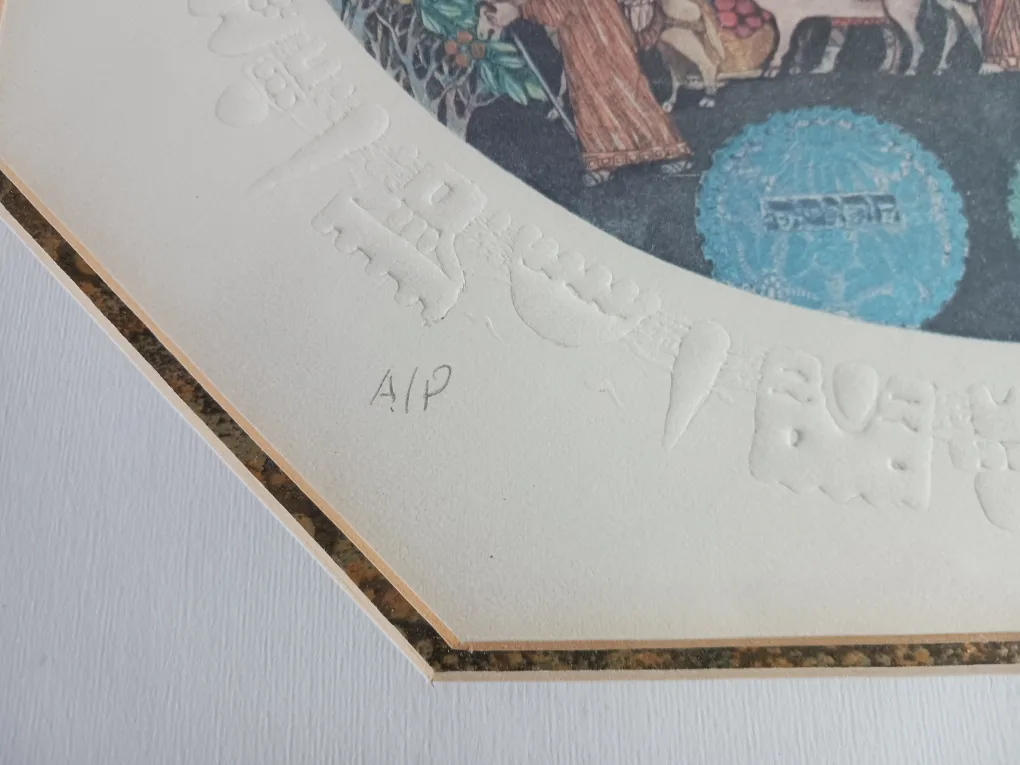 🎨🖼️ collector's item: genuine artist proof Ebgı Signed Print image indicator(3)