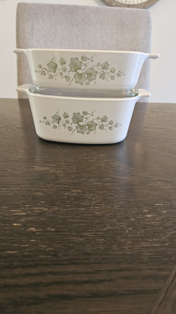 Vintage 2-Piece Casserole Dish Set - photo 4