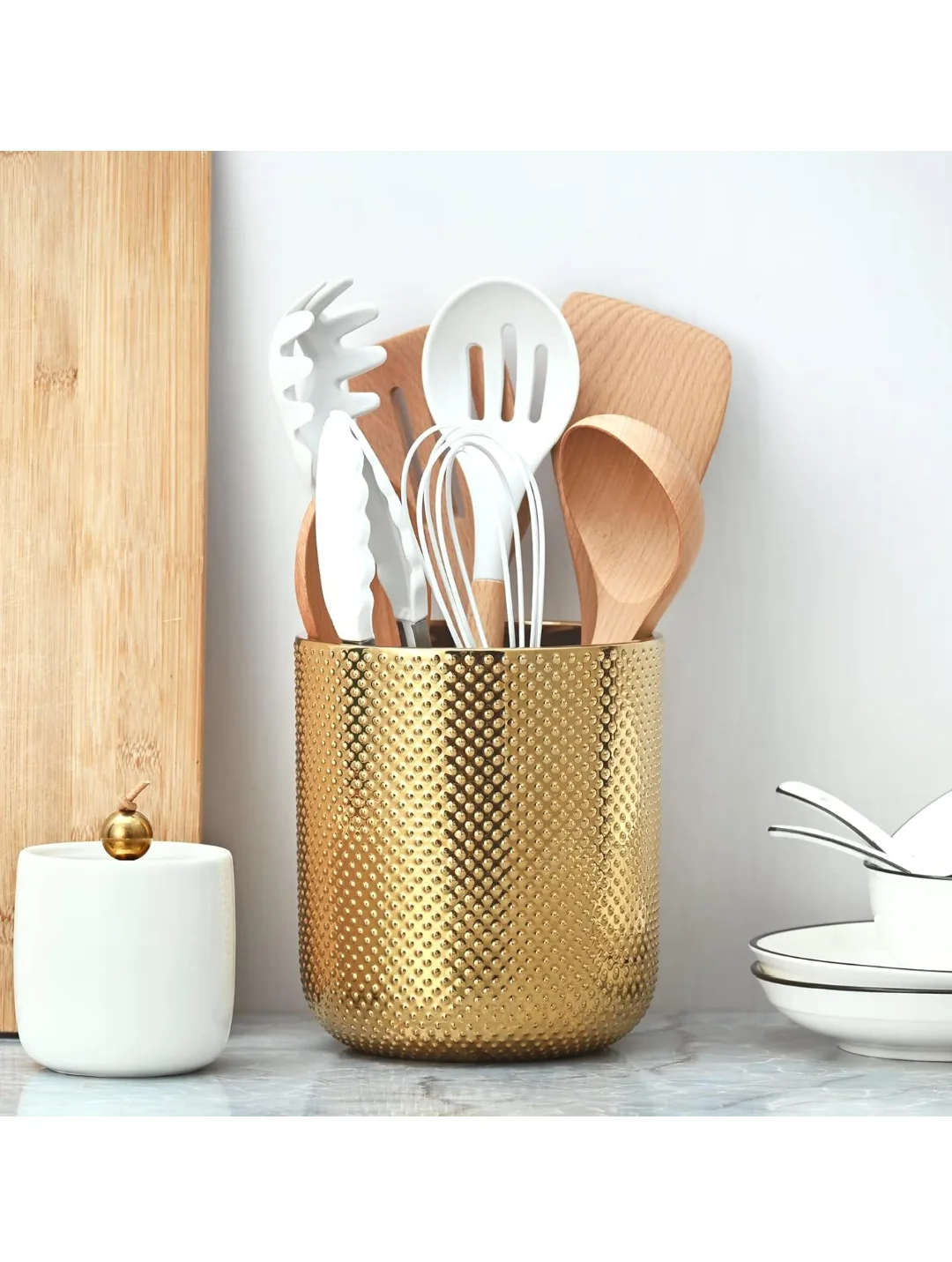 Gold Utensil Holder image indicator(4)