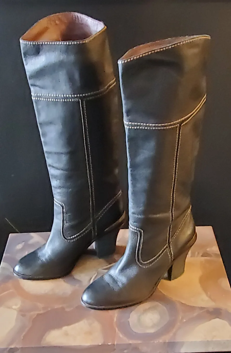 Lucky Brand Black Leather Tall Boots [7.5] image indicator(3)