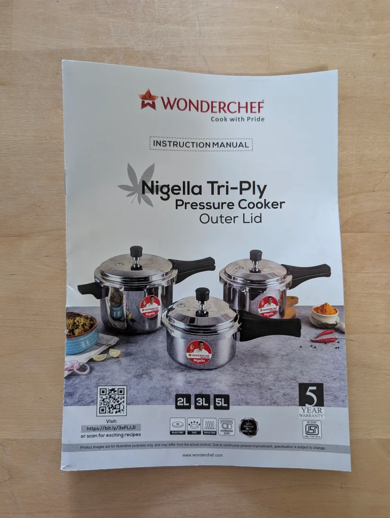 ‼️LAST CALL‼️ HIGH QUALITY PRESSURE COOKER - Nigella Tri-Ply 3L image indicator(7)