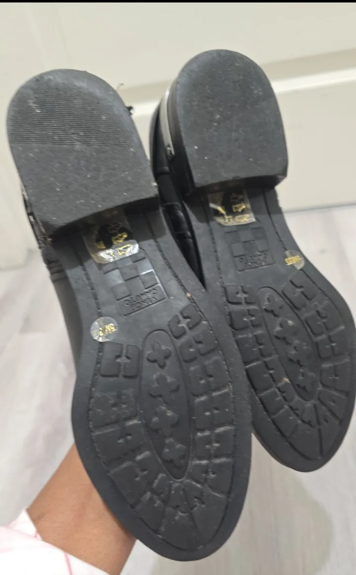 Vince Camuto Black Leather Boots image indicator(3)