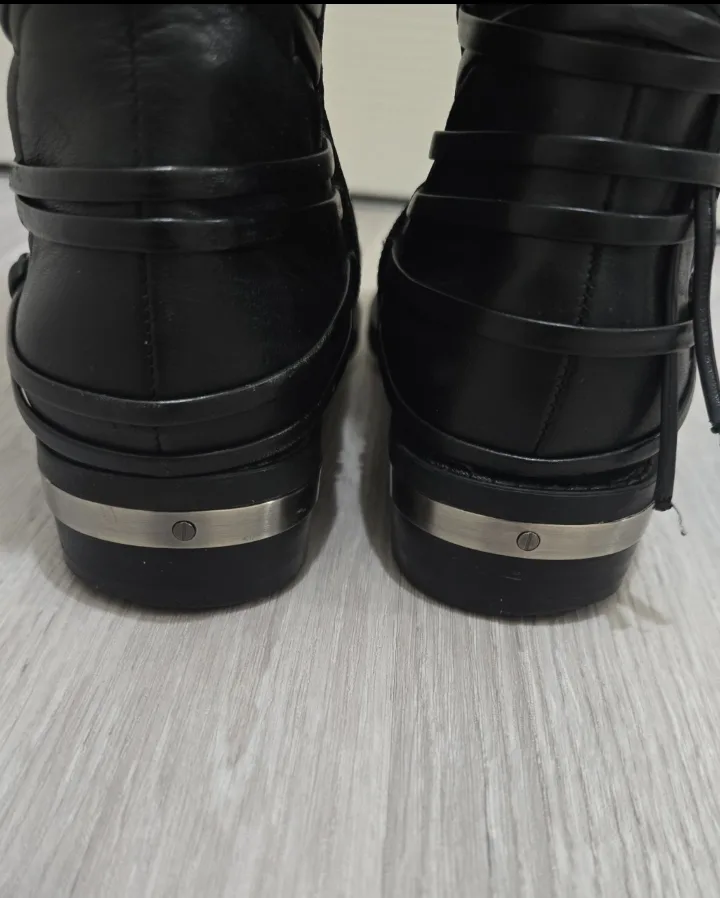 Vince Camuto Black Leather Boots image indicator(4)